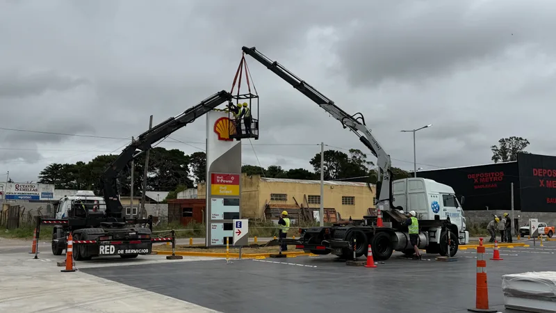 Tótem Shell Ruta 88 · Hidrogrúa